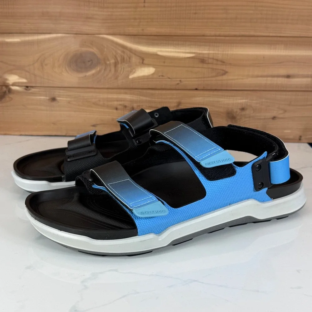 Birkenstock Tatacoa Outdoor Mens Size EU 46 US 13 Blue/Black Sandals Summer